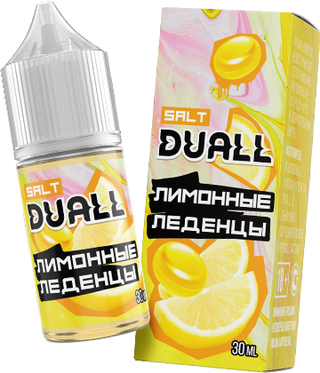 Жидкость DUALL Hard Salt Ultra - Лимонные Леденцы 30 мл